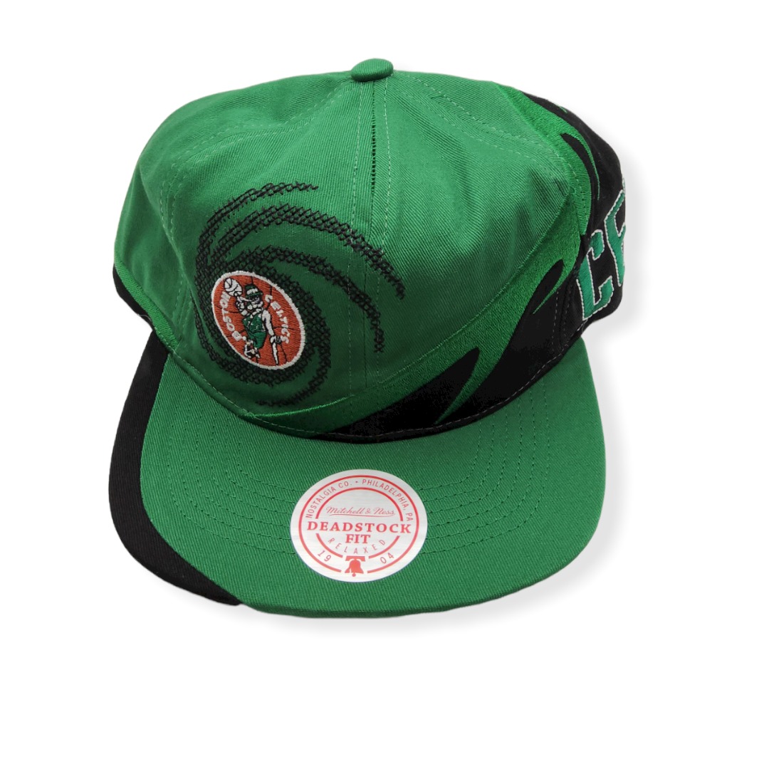 Mitchell & Ness Boston Celtics Spiral Deadstock Adjustable Snapback Hat Cap
