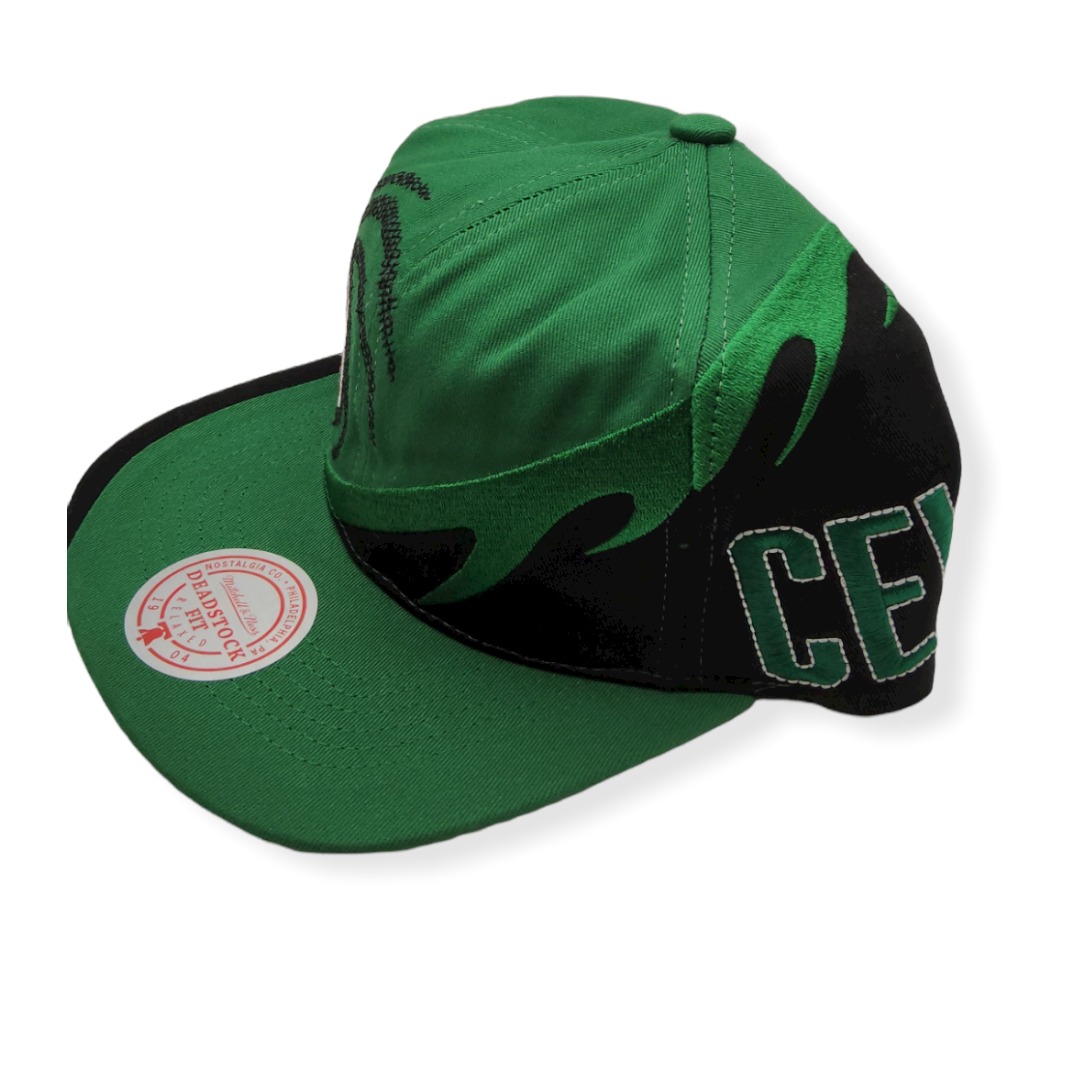 Mitchell & Ness Boston Celtics Spiral Deadstock Adjustable Snapback Hat Cap