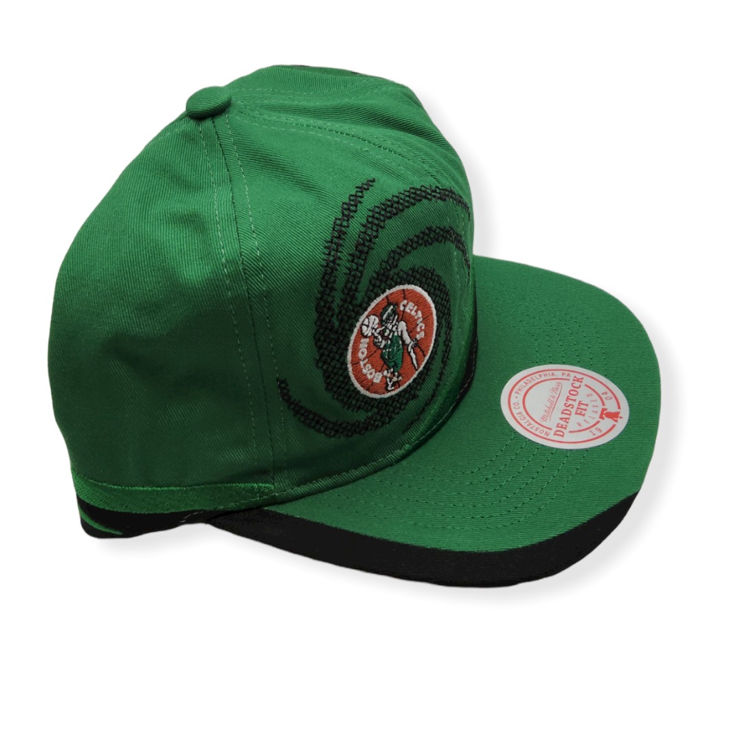Mitchell & Ness Boston Celtics Spiral Deadstock Adjustable Snapback Hat Cap