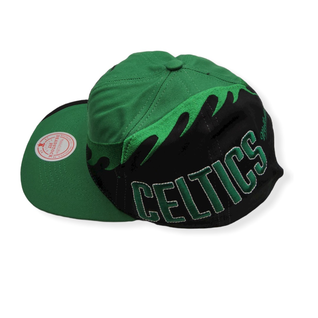 Mitchell & Ness Boston Celtics Spiral Deadstock Adjustable Snapback Hat Cap