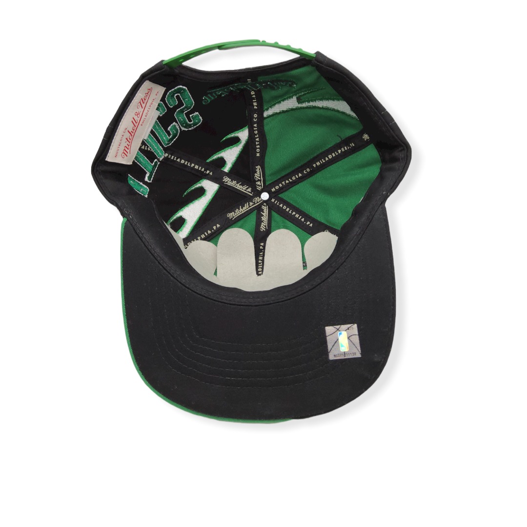 Mitchell & Ness Boston Celtics Spiral Deadstock Adjustable Snapback Hat Cap