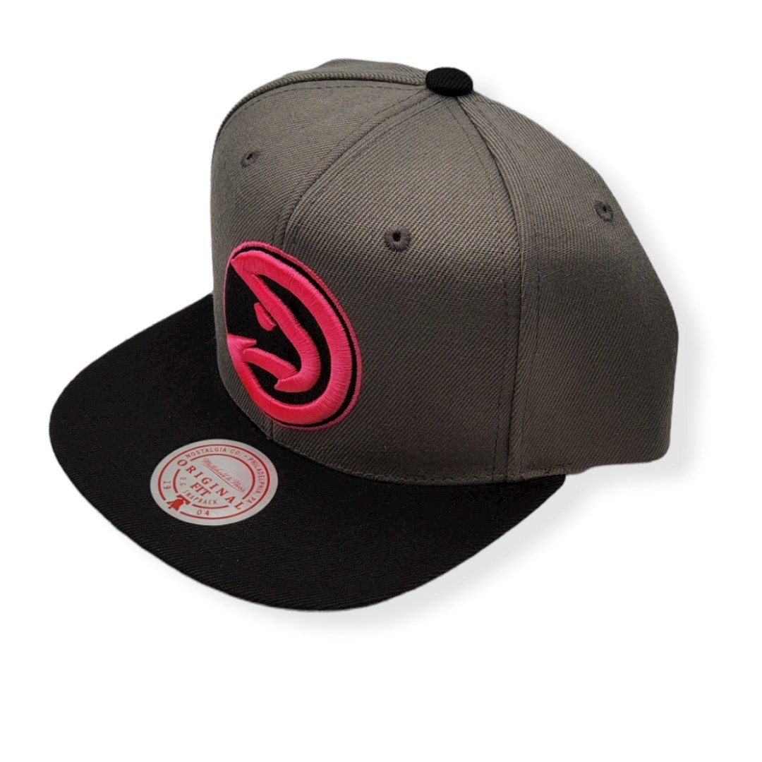 Mitchell & Ness Atlanta Hawks Neon Lights Adjustable Snapback Hat Cap