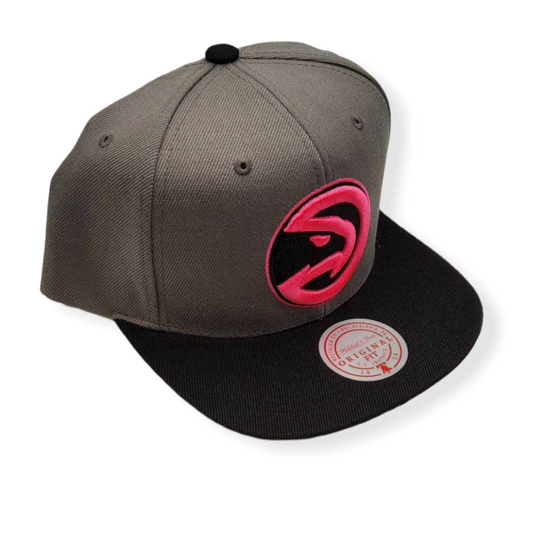 Mitchell & Ness Atlanta Hawks Neon Lights Adjustable Snapback Hat Cap