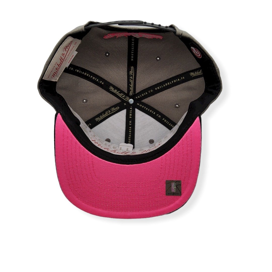 Mitchell & Ness Atlanta Hawks Neon Lights Adjustable Snapback Hat Cap