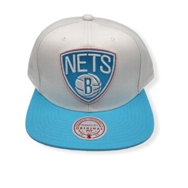 Mitchell & Ness Brooklyn Nets Pastel Adjustable Snapback Hat Cap