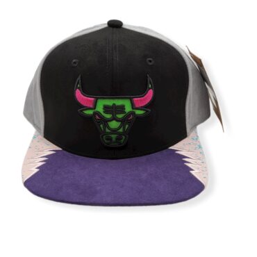 Mitchell & Ness Chicago Bulls Day 5 Black/Grey Hardwood Classics Adjustable Snapback Hat Cap