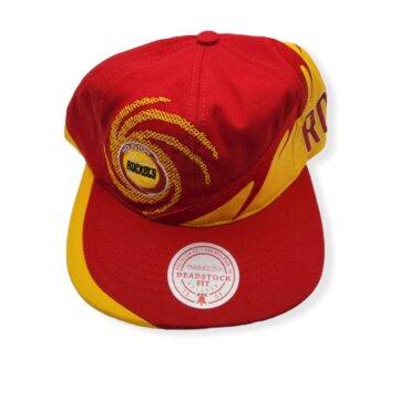 Mitchell & Ness Houston Rockets Spiral Deadstock Adjustable Snapback Hat Cap