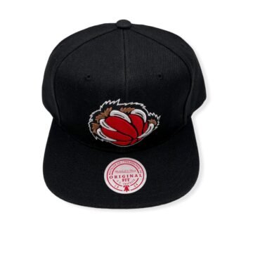 Mitchell & Ness Memphis Grizzlies Core Basic Hardwood Classics Black Adjustable Snapback Hat Cap