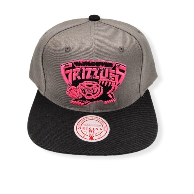 Mitchell & Ness Memphis Grizzlies Neon Lights Hardwood Classics Adjustable Snapback Hat Cap