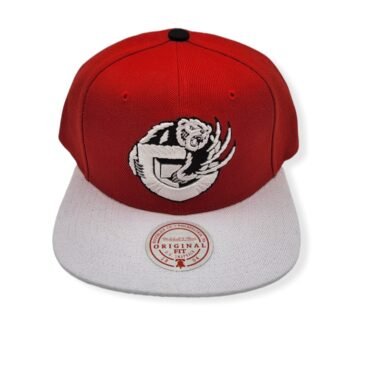 Mitchell & Ness Memphis Grizzlies Cardinal Red 2 Tone HWC Adjustable Snapback Hat Cap