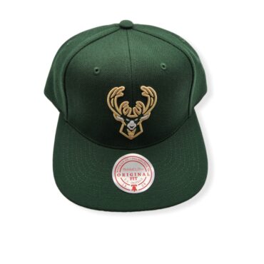 Mitchell & Ness Milwaukee Bucks Team Ground 2.0 Adjustable Snapback Hat Cap