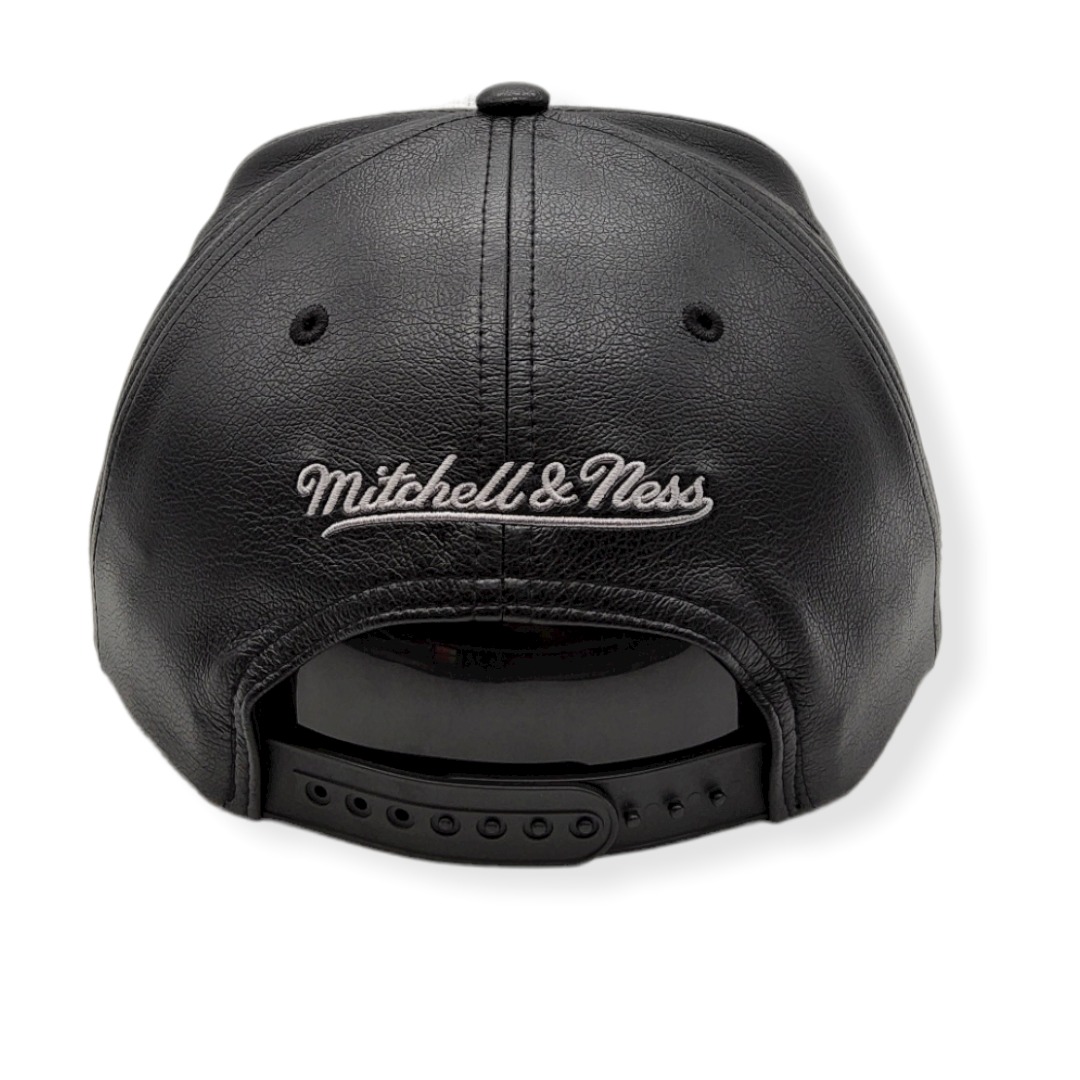 Mitchell & Ness Chicago Bulls Day One Grey Heather Adjustable Snapback Hat Cap