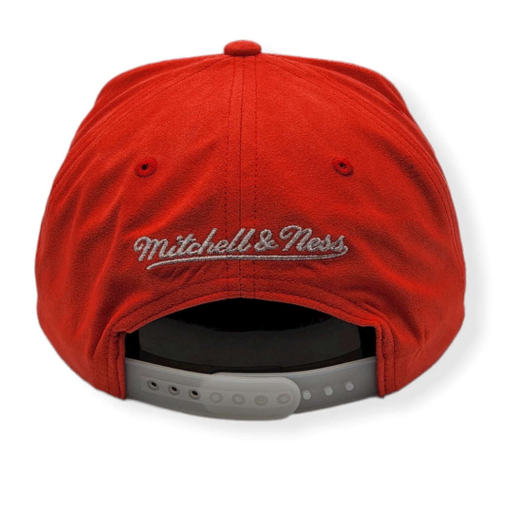 Mitchell & Ness Chicago Bulls Day 5 Grey/Red Hardwood Classics Adjustable Snapback Hat Cap