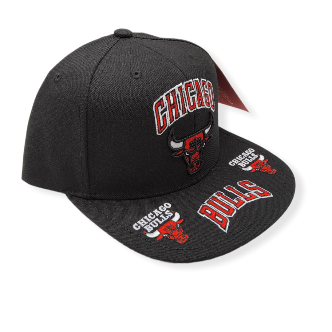 Mitchell & Ness Chicago Bulls Front Loaded Adjustable Snapback Hat Cap