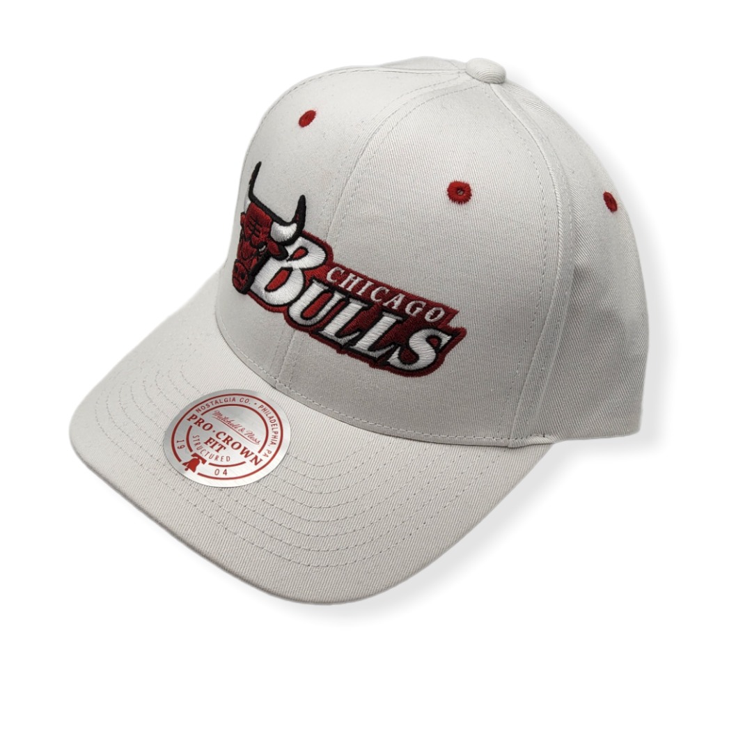 Mitchell & Ness Chicago Bulls Oh Word Pro Adjustable Snapback Hat Cap