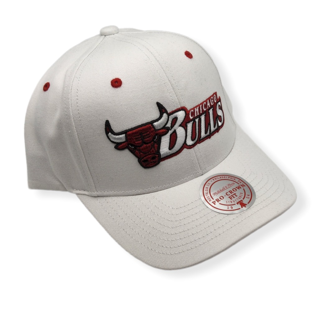 Mitchell & Ness Chicago Bulls Oh Word Pro Adjustable Snapback Hat Cap