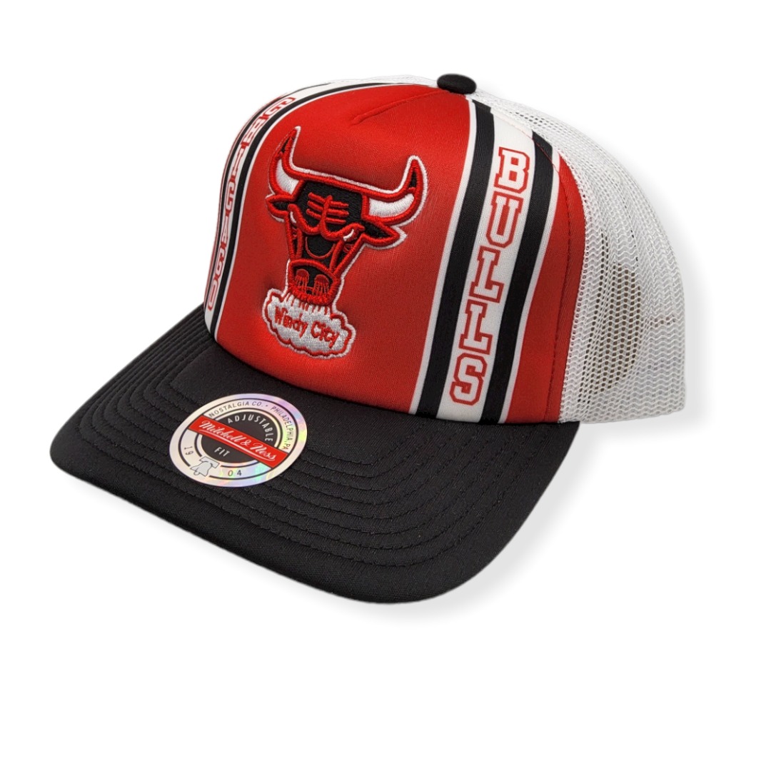 Mitchell & Ness Chicago Bulls Retro Trucker Adjustable Snapback Hat Cap