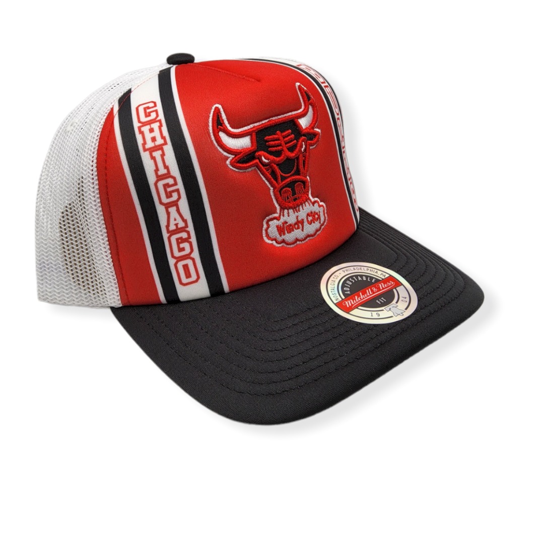 Mitchell & Ness Chicago Bulls Retro Trucker Adjustable Snapback Hat Cap