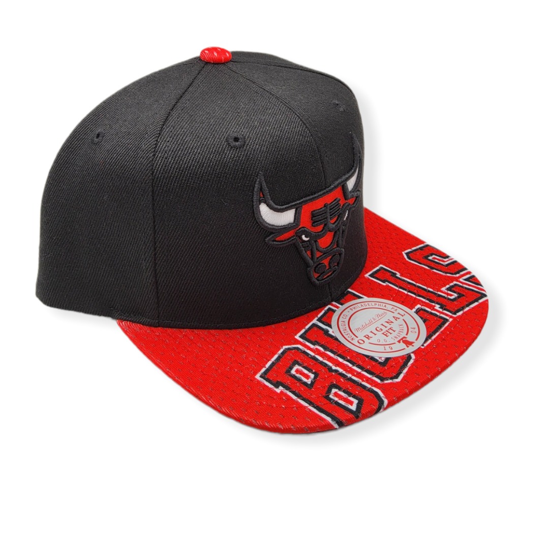 Mitchell & Ness Chicago Bulls Snapshot Adjustable Snapback Hat Cap