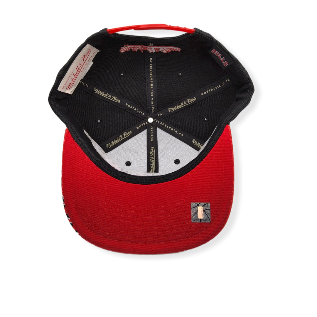 Mitchell & Ness Chicago Bulls Snapshot Adjustable Snapback Hat Cap