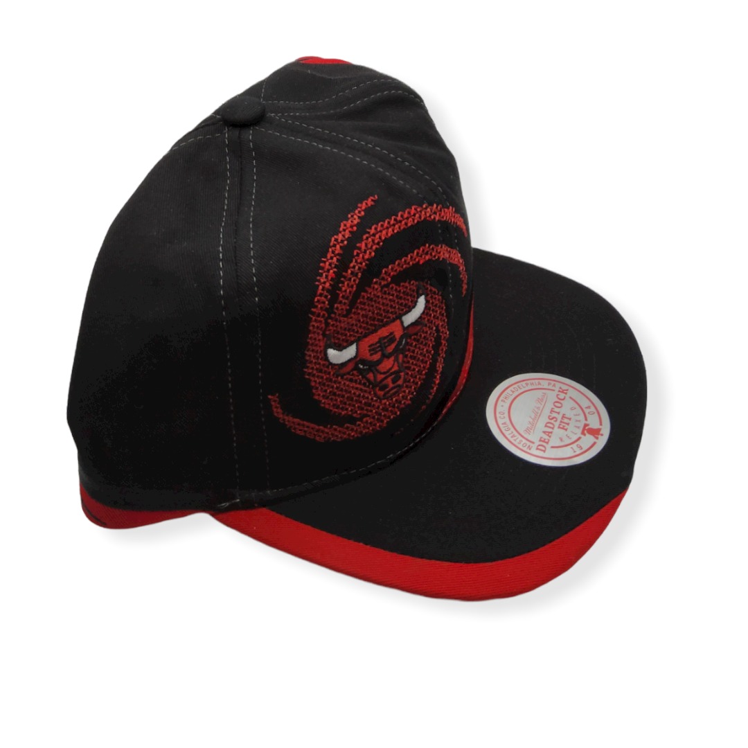 Mitchell & Ness Chicago Bulls Spiral Deadstock Adjustable Snapback Hat Cap