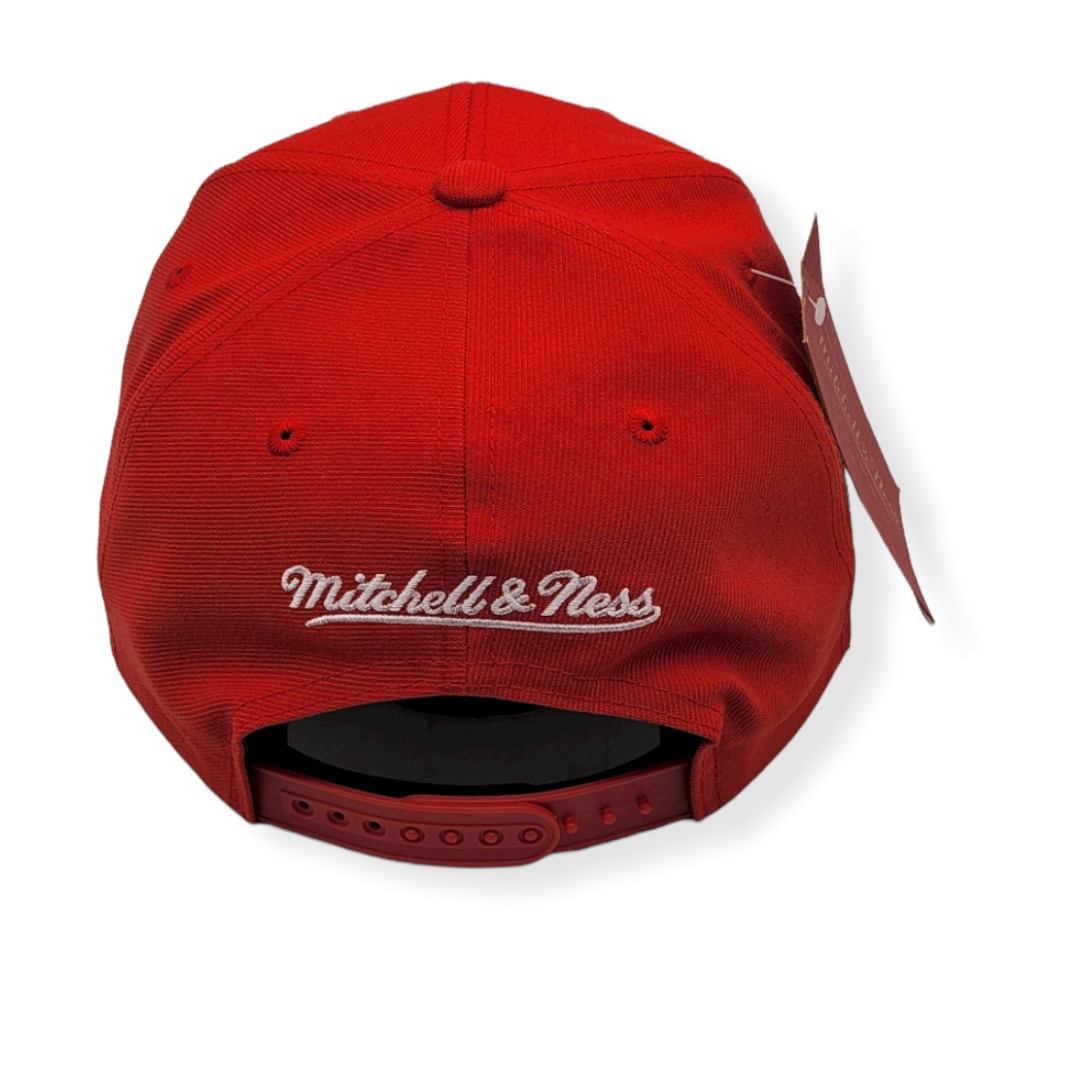 Mitchell & Ness Chicago Bulls Swingman Pop Red Adjustable Snapback Hat Cap