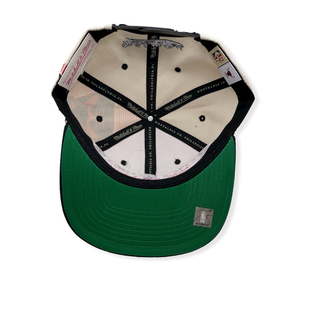 Mitchell & Ness Chicago Bulls Team Big Face Hardwood Classics Adjustable Snapback Hat Cap