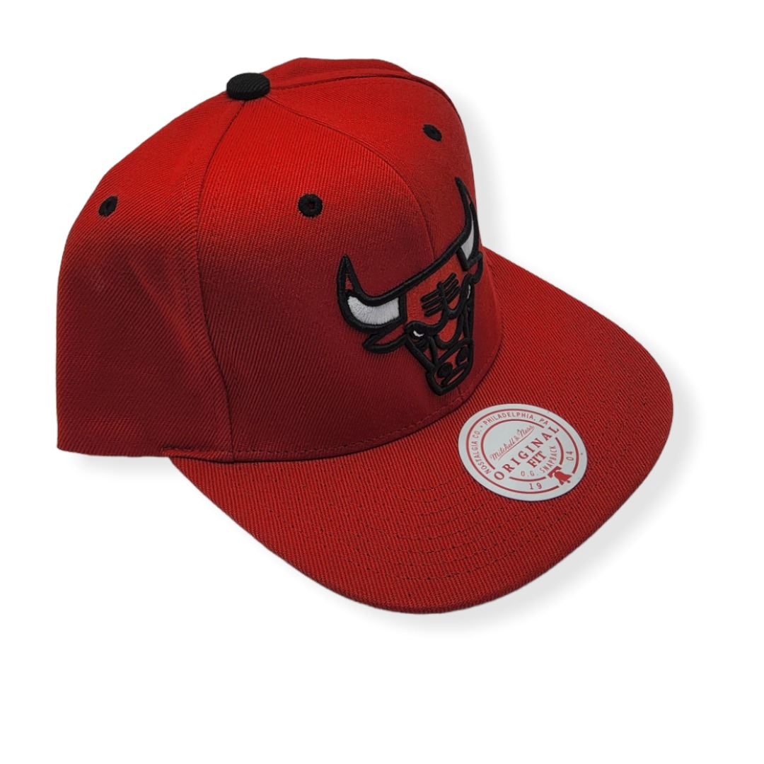 Mitchell & Ness Chicago Bulls The Champs 1997 Finals Red Adjustable Snapback Hat Cap