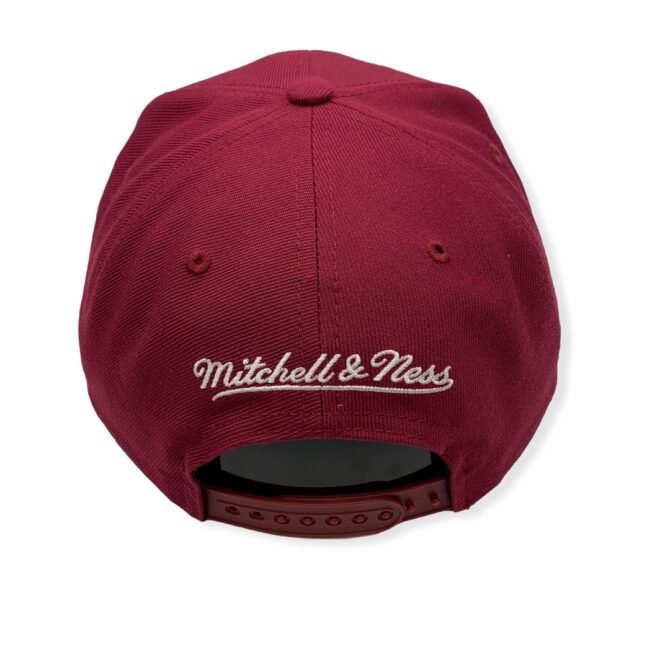 Mitchell & Ness Cleveland Cavaliers Team Ground 2.0 Maroon Adjustable Snapback Hat Cap