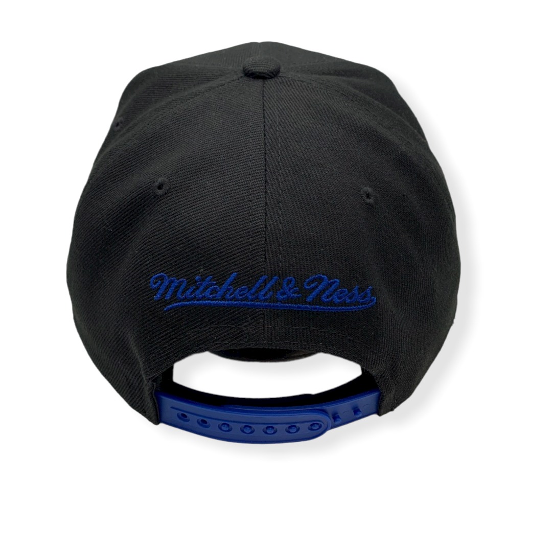 Mitchell & Ness Los Angeles Clippers Hardwood Classics Logo Satin Under Adjustable Snapback Hat Cap