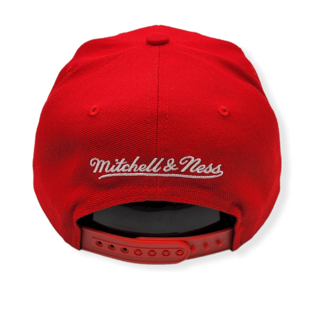 Mitchell & Ness Los Angeles Clippers Team Ground 2.0 Red Adjustable Snapback Hat Cap