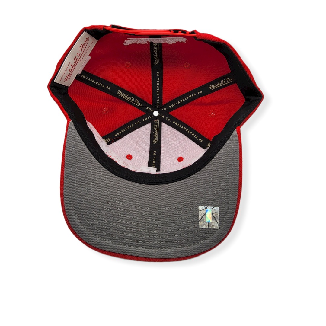 Mitchell & Ness Los Angeles Clippers Team Ground 2.0 Red Adjustable Snapback Hat Cap