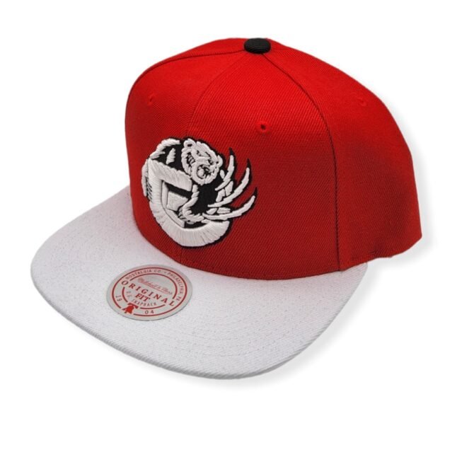 Mitchell & Ness Memphis Grizzlies Cardinal Red 2 Tone HWC Adjustable Snapback Hat Cap
