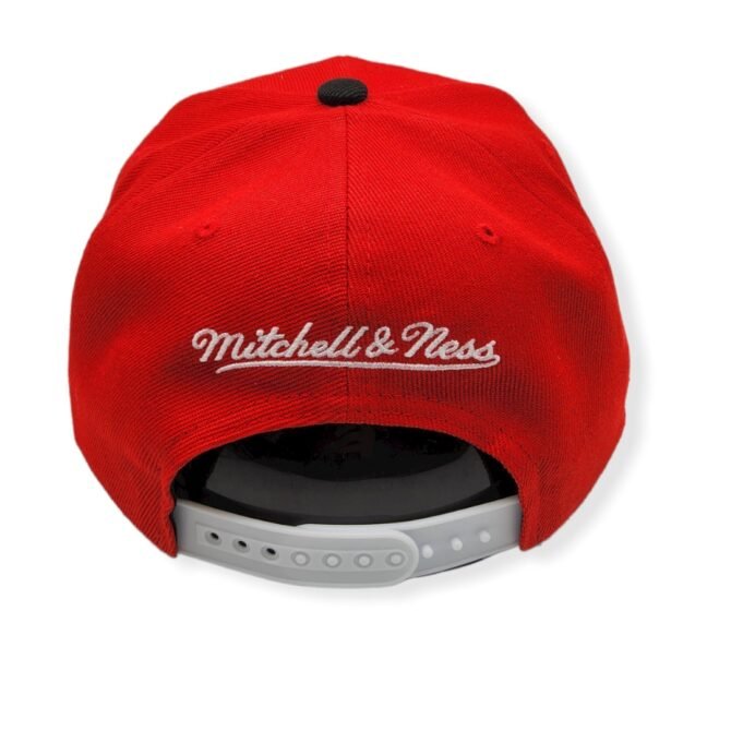 Mitchell & Ness Memphis Grizzlies Cardinal Red 2 Tone HWC Adjustable Snapback Hat Cap