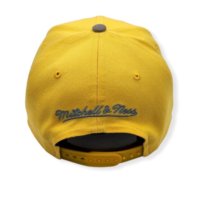 Mitchell & Ness Memphis Grizzlies Core Basic Gold/Grey Adjustable Snapback Hat Cap