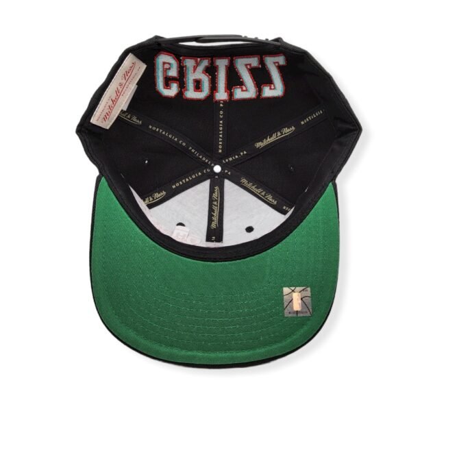 Mitchell & Ness Memphis Grizzlies Drop Back Black Adjustable Snapback Hat Cap