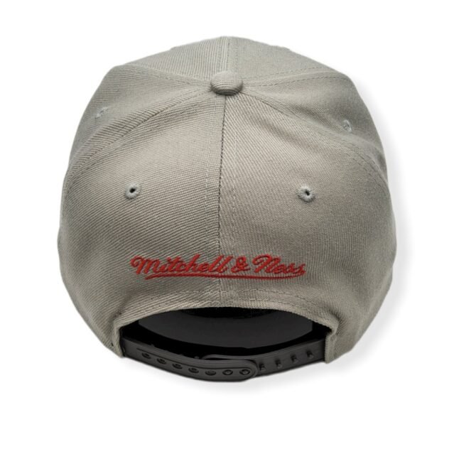 Mitchell & Ness Miami Heat Cool Grey 3 Adjustable Snapback Hat Cap
