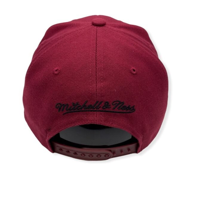 Mitchell & Ness Miami Heat Core Basic Maroon Adjustable Snapback Hat Cap