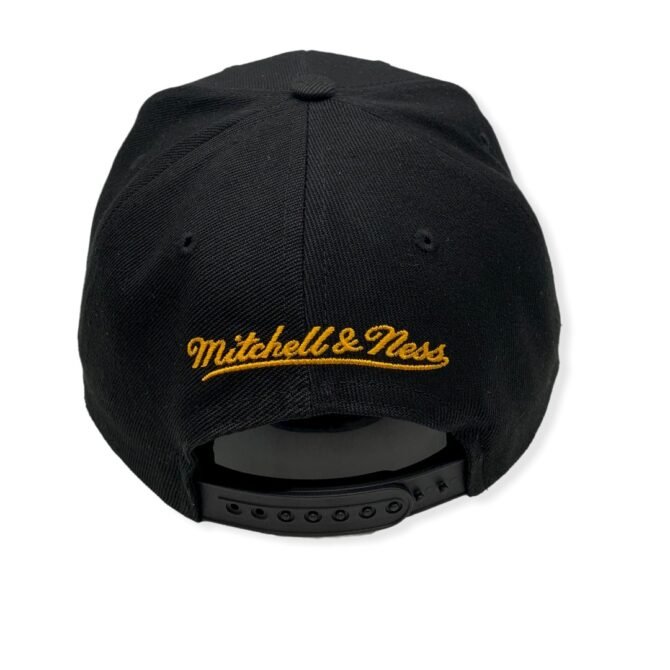 Mitchell & Ness Miami Heat Core Basic Hardwood Classics Black Adjustable Snapback Hat Cap