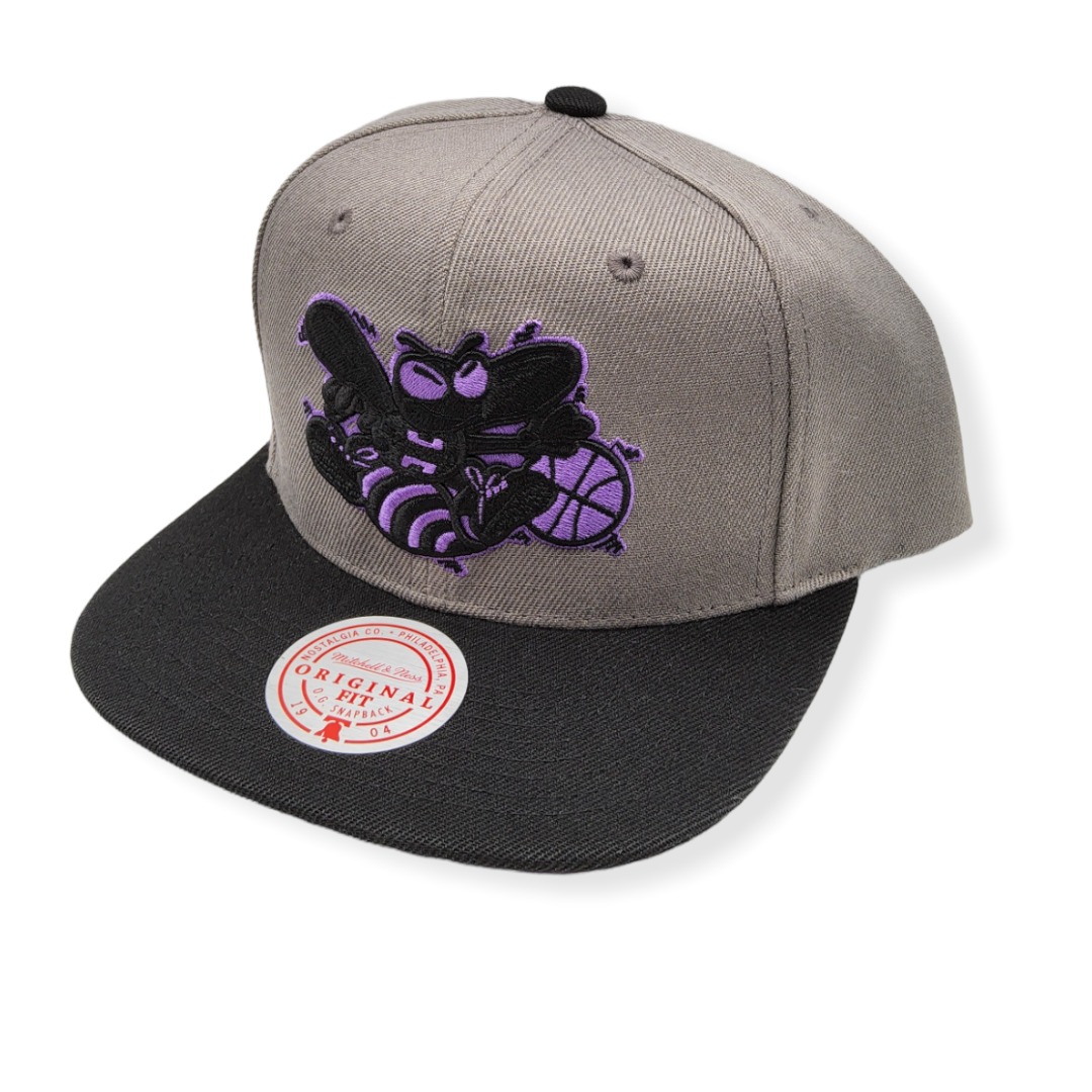 Mitchell & Ness Charlotte Hornets Neon Lights HWC Adjustable Snapback Hat Cap