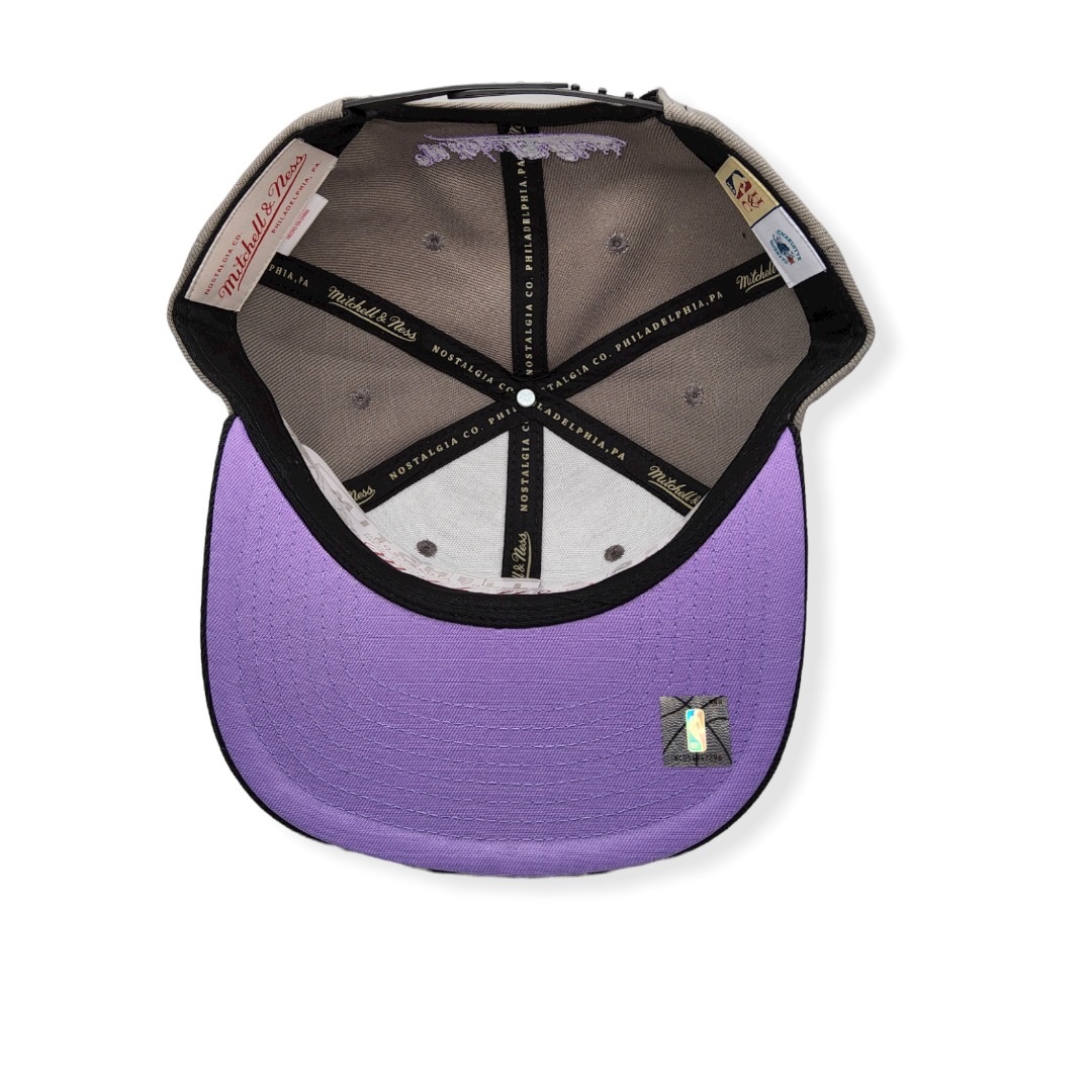Mitchell & Ness Charlotte Hornets Neon Lights HWC Adjustable Snapback Hat Cap