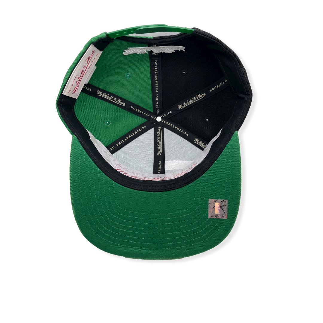 Mitchell & Ness Dallas Mavericks Retroline Green Adjustable Snapback Hat Cap