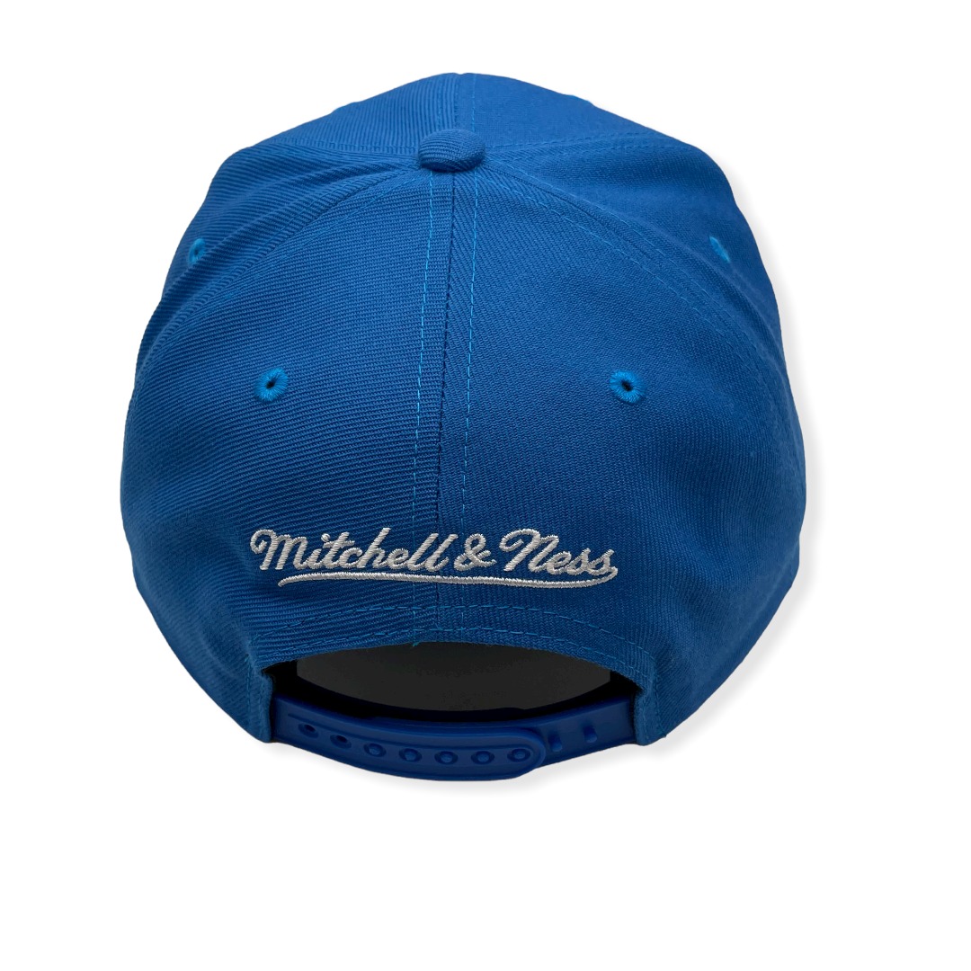 Mitchell & Ness Dallas Mavericks Team Ground 2.0 Blue Adjustable Snapback Hat Cap