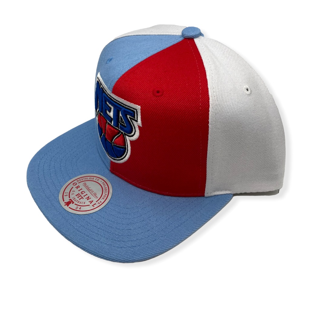 Mitchell & Ness Brooklyn Nets Pinwheel Adjustable Snapback Hat Cap