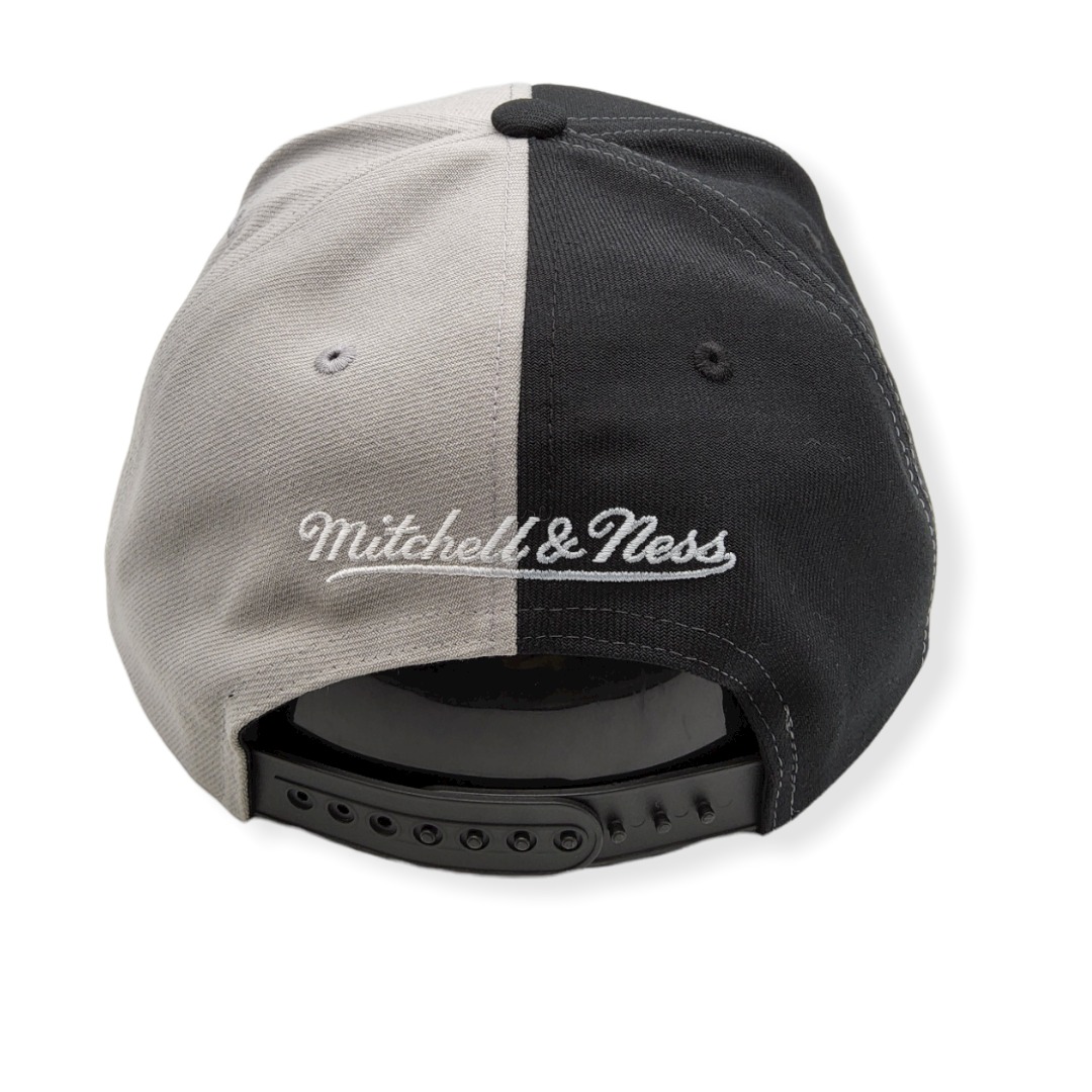 Mitchell & Ness Brooklyn Nets Split Crown Adjustable Snapback Hat Cap