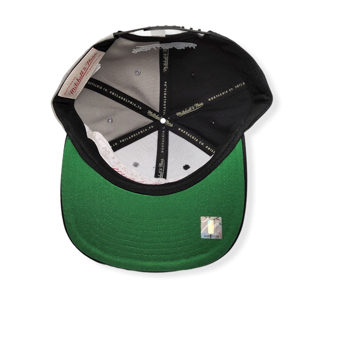 Mitchell & Ness Brooklyn Nets Split Crown Adjustable Snapback Hat Cap