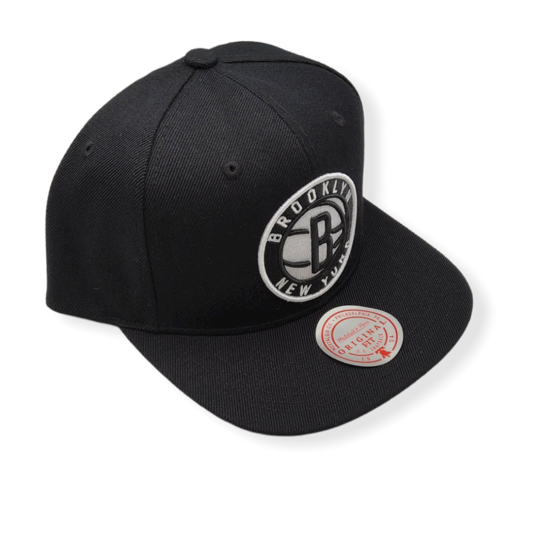 Mitchell & Ness Brooklyn Nets Team Ground 2.0 Adjustable Snapback Hat Cap