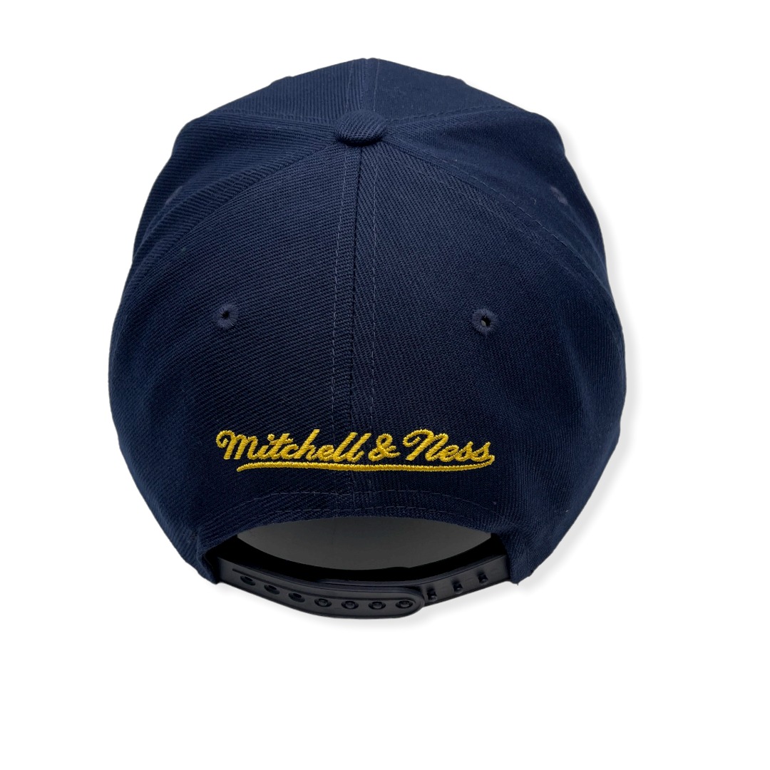 Mitchell & Ness Denver Nuggets Core Basic Navy Adjustable Snapback Hat Cap