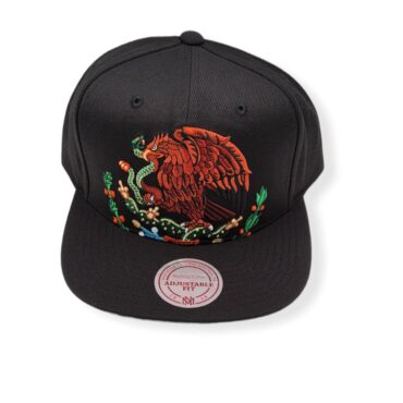 Mitchell & Ness Mexico XL Crop Flag Adjustable Snapback Hat Cap