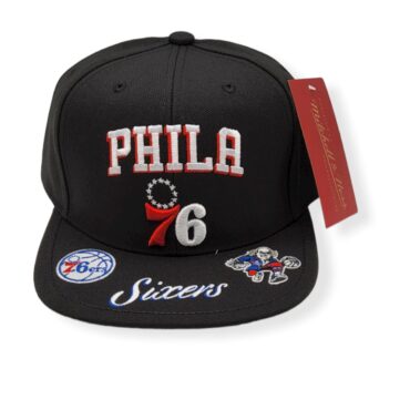 Mitchell & Ness Philadelphia 76ers Front Loaded SH20027 Adjustable Snapback Hat Cap